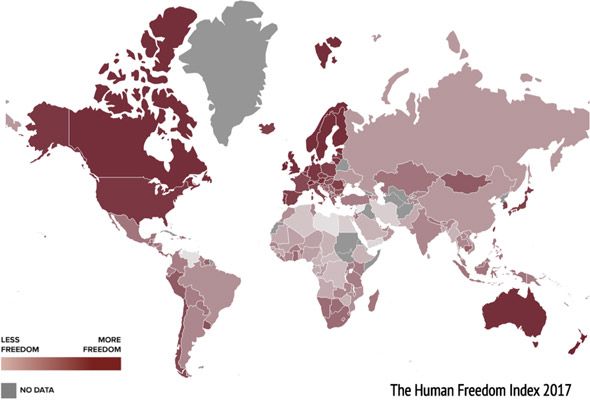 Human Freedom Index 2017 Infogram